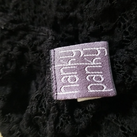 Hanky Panky High Necked 🖤Black🖤Lace Top - Picture 4 of 6